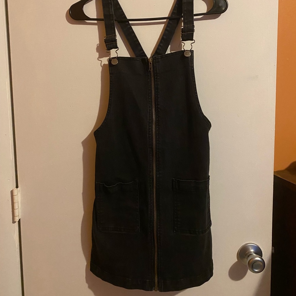 Black jean dress